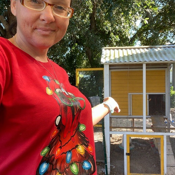 Chicken Christmas tee - Picture 3 of 3